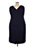 Le Bos Blue Cocktail Dress Size 22 - photo 2