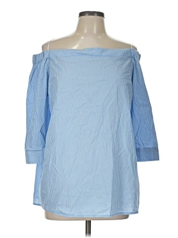 Halogen 3/4 Sleeve Blouse (view 1)