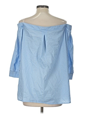 Halogen 3/4 Sleeve Blouse (view 2)