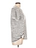 Bobeau Stripes Silver Short Sleeve T-Shirt Size L - photo 4