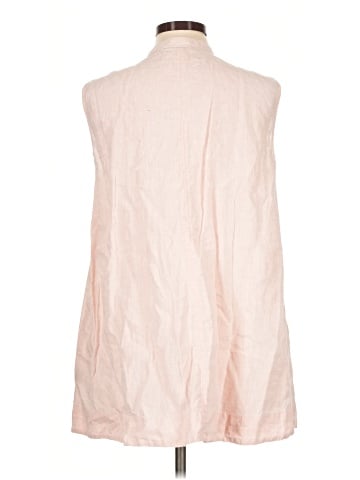 Lafayette 148 New York Sleeveless Button-Down Shirt (view 2)