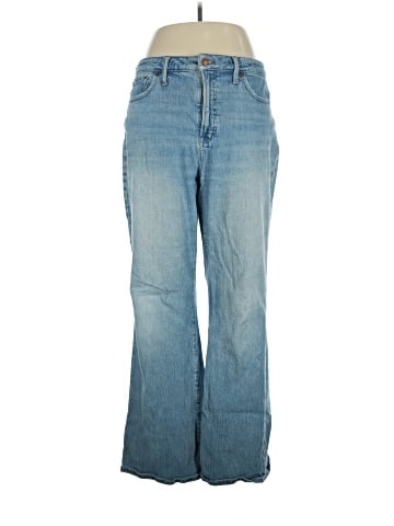 Madewell The Curvy Perfect Vintage Flare Jean in Delavan Wash (view 1)