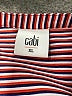 CAbi 100% Polyester Stripes White Burgundy Long Sleeve Blouse Size XL - photo 7