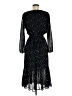 Point Sur 100% Polyester Stars Black Cocktail Dress Size 6 - photo 2