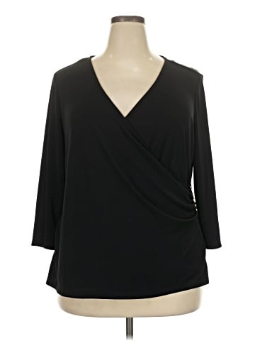 Roz & Ali 3/4 Sleeve Blouse (view 1)