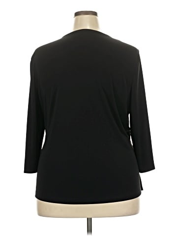 Roz & Ali 3/4 Sleeve Blouse (view 2)