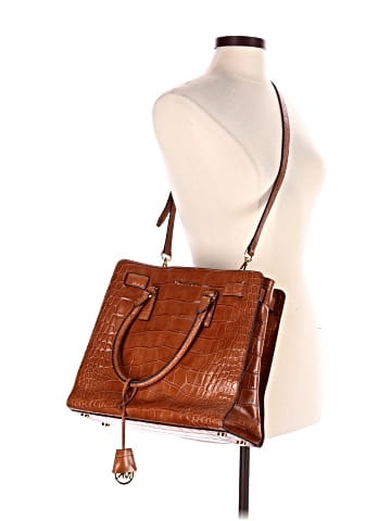MICHAEL Michael Kors Leather Satchel (view 2)