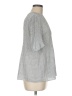 Adrianna Papell Silver 3/4 Sleeve Top Size M - photo 4