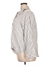 Torrid Stripes Ivory 3/4 Sleeve Button-Down Shirt Size 2X Plus (2) - photo 5