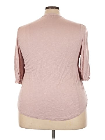 Democracy 3/4 Sleeve Button-Down Shirt (view 2)