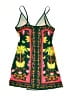 Unbranded Print Green Swimsuit Cover Up Size S - photo 2