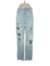 American Eagle Outfitters Tropical Blue Jeans Size 4 - photo 1