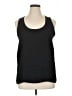 Ann Taylor 100% Polyester Black Tank Top Size XL - photo 1