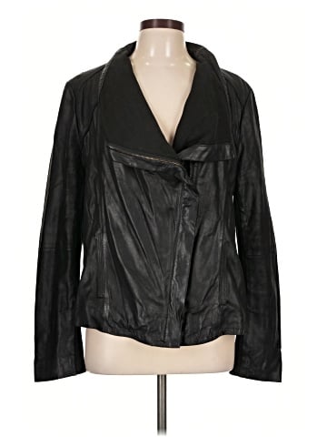 Elie Tahari Leather Jacket (view 1)