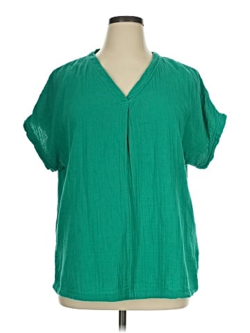 Soft Surroundings Short Sleeve Blouse (view 1)
