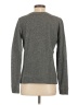 Ann Taylor LOFT 100% Cotton Floral Gray Pullover Sweater Size S - photo 2