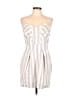 BCBGeneration Gray Ivory Cocktail Dress Size 12 - photo 1