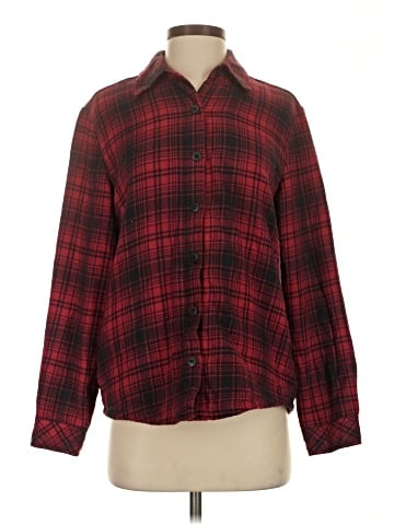 Riders by Lee Long Sleeve Button-Down Shirt (view 1)