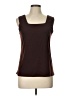 Brigitte Brianna Brown Sleeveless T-Shirt Size L - photo 1