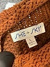 She + Sky Solid Brown Turtleneck Sweater Size L - photo 7