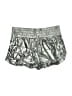 Theory 38 100% Cotton Metallic Silver Shorts Size S - photo 2