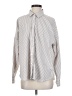 Splendid Stripes Silver Long Sleeve Button-Down Shirt Size S - photo 1