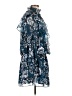 Parker 100% Polyester Blue Cocktail Dress Size L - photo 4