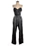 By Anthropologie Metallic Silver Jumpsuit Size 4 - photo 1