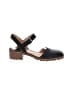 Unbranded 100% Leather Black Sandals Size 9 - photo 1