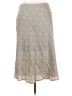 Sienna Sky 100% Polyester Animal Print Silver Casual Skirt Size L - photo 2