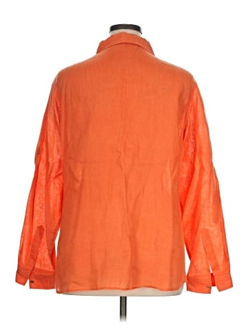 Calvin Klein 3/4 Sleeve Button-Down Shirt (view 2)