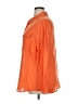 Calvin Klein Orange 3/4 Sleeve Button-Down Shirt Size 1X - photo 5