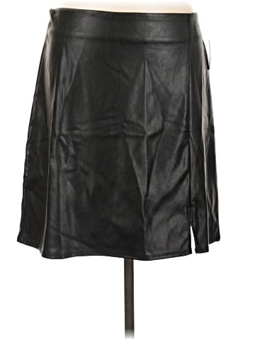 Old Navy Faux Leather Skirt (view 1)