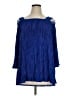Catherines 100% Polyester Blue 3/4 Sleeve Blouse Size 0X - photo 1