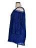 Catherines 100% Polyester Blue 3/4 Sleeve Blouse Size 0X - photo 5