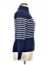 J.Crew 100% Cotton Stripes Blue Turtleneck Sweater Size XL - photo 4