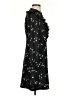 Ann Taylor 100% Polyester Floral Black Casual Dress Size 0 - photo 4