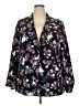 Lane Bryant Floral Black Blazer Size 20 - photo 1