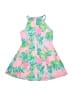 Lilly Pulitzer 100% Polyester Tropical Pink Dress Size 8 - photo 2