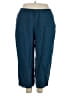 Flax 100% Linen Solid Blue Linen Pants Size 18 (1G) - photo 1