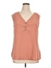 Express Outlet 100% Polyester Pink Sleeveless Blouse Size XL - photo 1