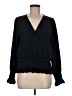 Cliche 100% Polyester Black Long Sleeve Blouse Size M - photo 1
