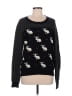 Wallace Print Black Pullover Sweater Size M - photo 1
