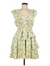 BCBGeneration Floral Green Cocktail Dress Size M - photo 1