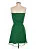 Express 100% Polyester Stripes Green Casual Dress Size S - photo 2