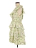 BCBGeneration Floral Green Cocktail Dress Size M - photo 5