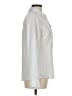 Express 100% Recycled Polyester Silver Ivory Long Sleeve Blouse Size M - photo 4