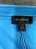 St. John Solid Blue Active Pants Size 14 - photo 4