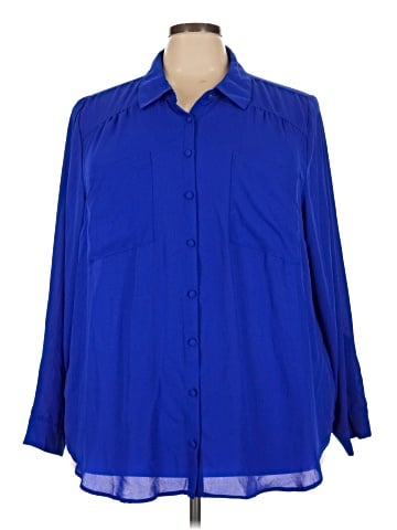 Torrid 3/4 Sleeve Blouse (view 1)