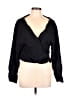 Gap Black 3/4 Sleeve Blouse Size L - photo 1